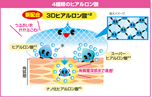 4種類のヒアルロン酸