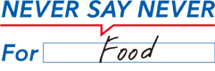 Never Say Never For Food　ロート製薬