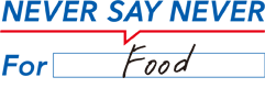 Never Say Never For Food ロート製薬