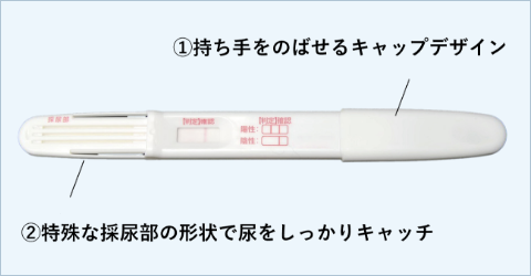 検査薬「採尿しやすく使いやすい！ロートの尿検査具」