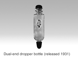 Dual-end dropper bottle (released 1931)